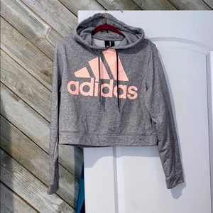 Adidas crop hoodies